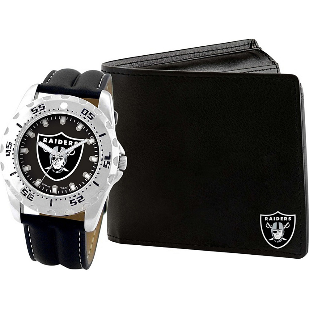 Game Time Watch and Wallet Gift Set NFL Oakland Raiders Game Time Watches