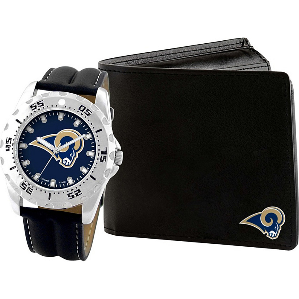 Game Time Watch and Wallet Gift Set NFL Los Angeles Rams Game Time Watches
