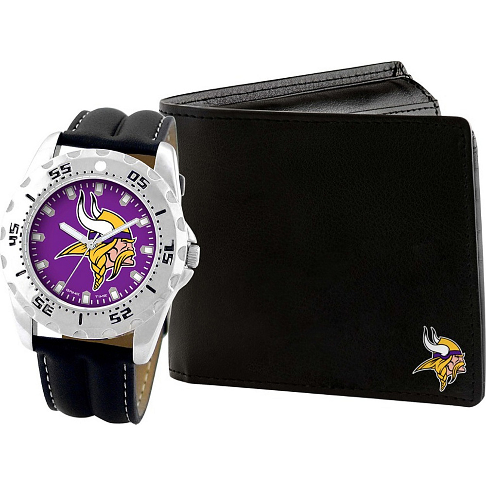 Game Time Watch and Wallet Gift Set NFL Minnesota Vikings Game Time Watches