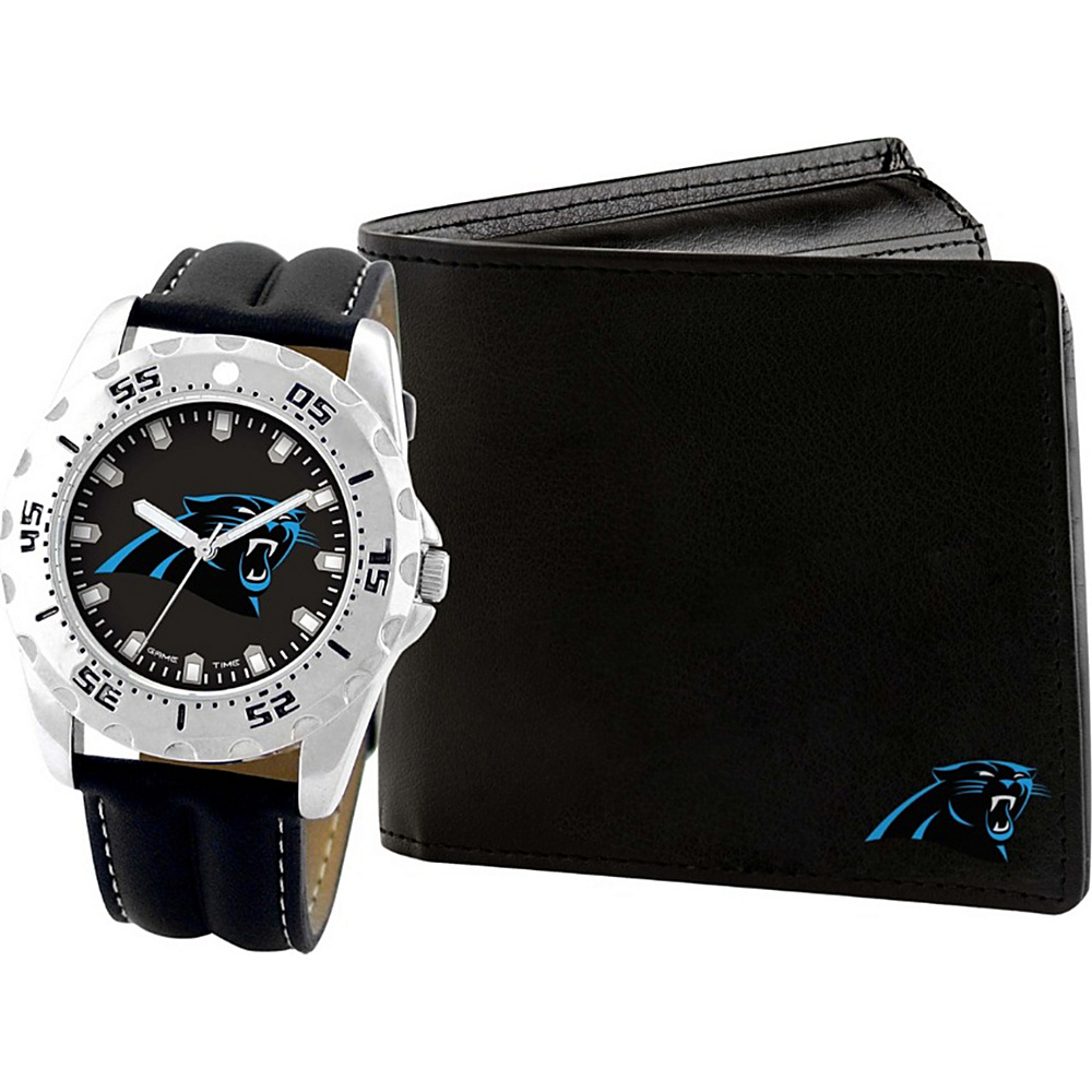 Game Time Watch and Wallet Gift Set NFL Carolina Panthers Game Time Watches