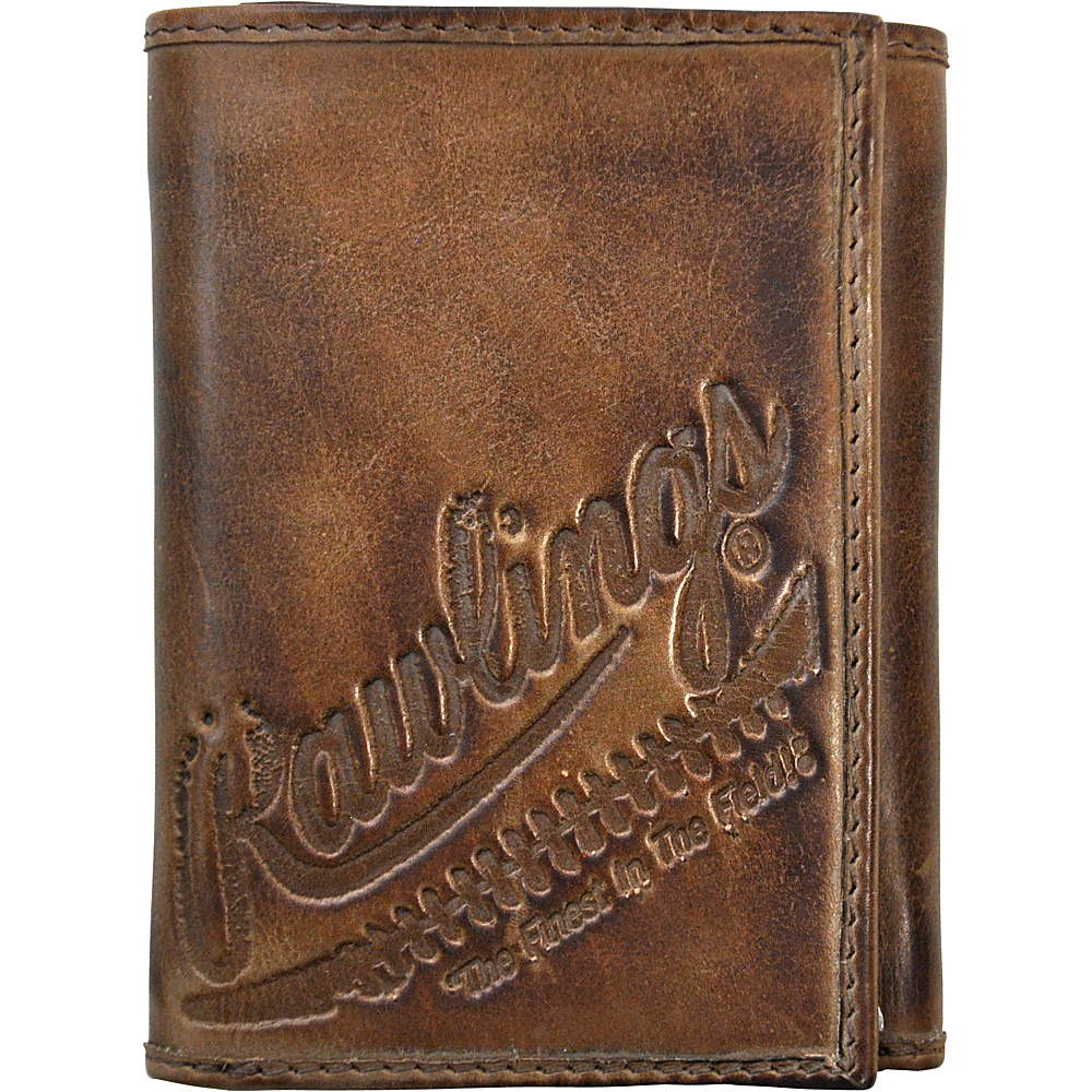Rawlings Fielder s Choice Trifold Wallet Glove Brown Rawlings Men s Wallets
