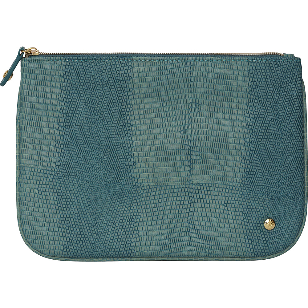 Stephanie Johnson Galapagos Large Flat Cosmetic Pouch Teal Stephanie Johnson Women s SLG Other