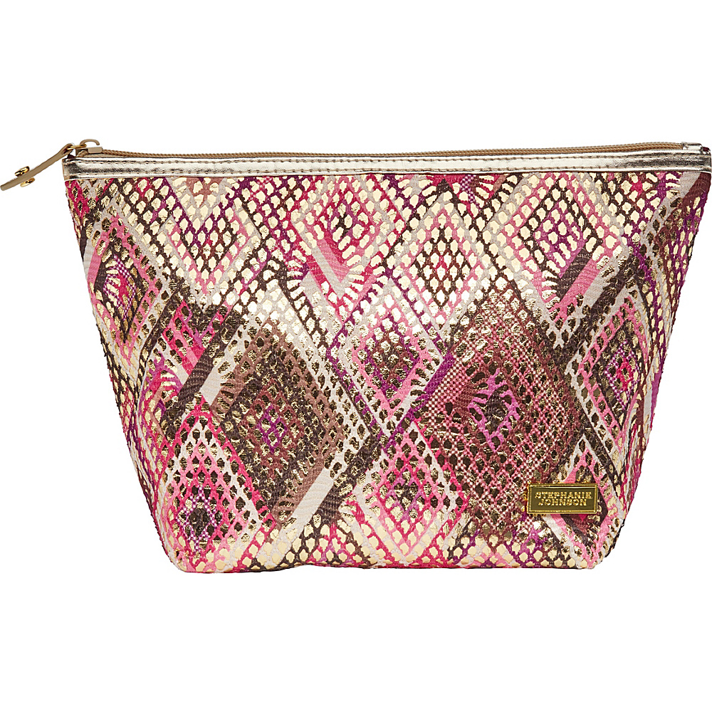 Stephanie Johnson Istanbul Laura Large Trapezoid Cosmetic Bag Pink Stephanie Johnson Women s SLG Other