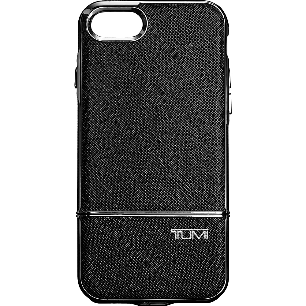 Tumi Two Piece Slider Case for iPhone 7 Black Silver Tumi Electronic Cases