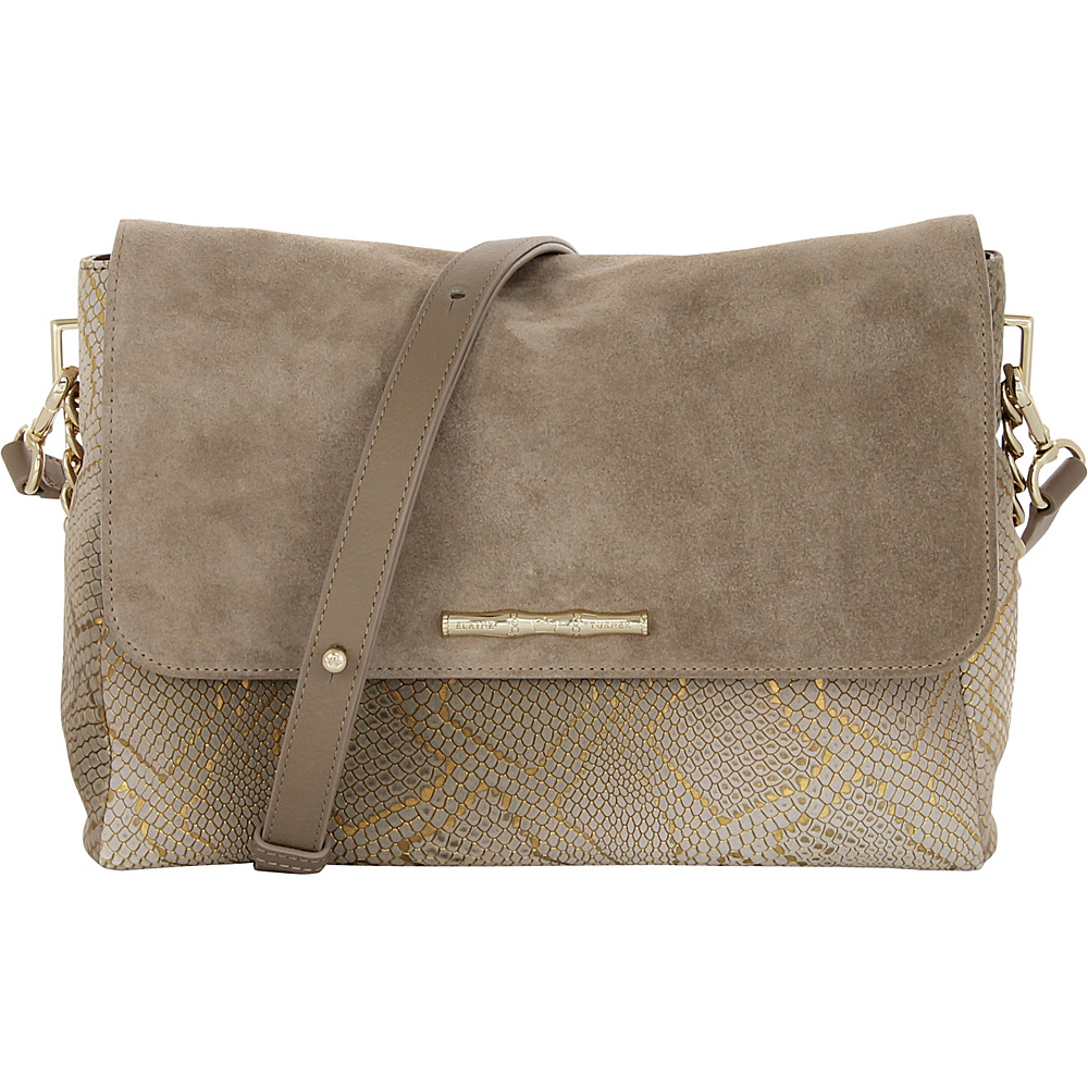 Elaine Turner Naimie Python Shoulder Bag Golden Ring Python Elaine Turner Designer Handbags