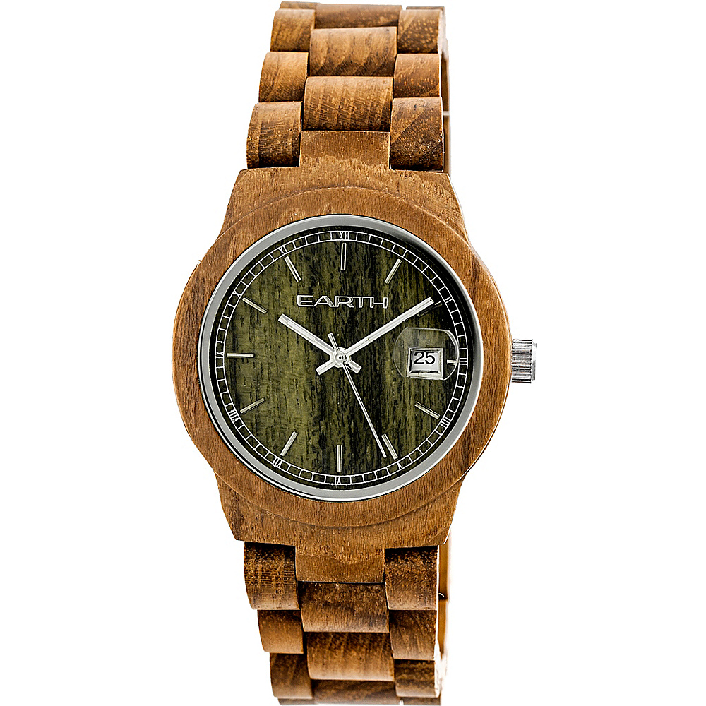 Earth Wood Biscayne Unisex Watch Olive Earth Wood Watches