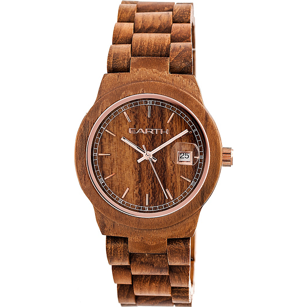 Earth Wood Biscayne Unisex Watch Brown Earth Wood Watches