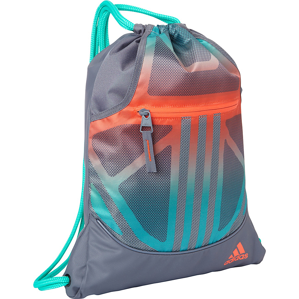 adidas Alliance Sub Prime Sackpack Shock Mint Onix Easy Coral adidas Everyday Backpacks