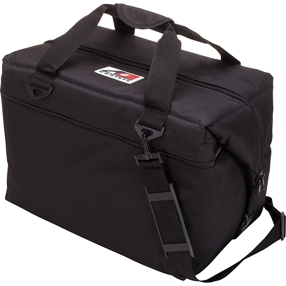 AO Coolers 48 Pack Canvas Soft Cooler Black AO Coolers Outdoor Coolers