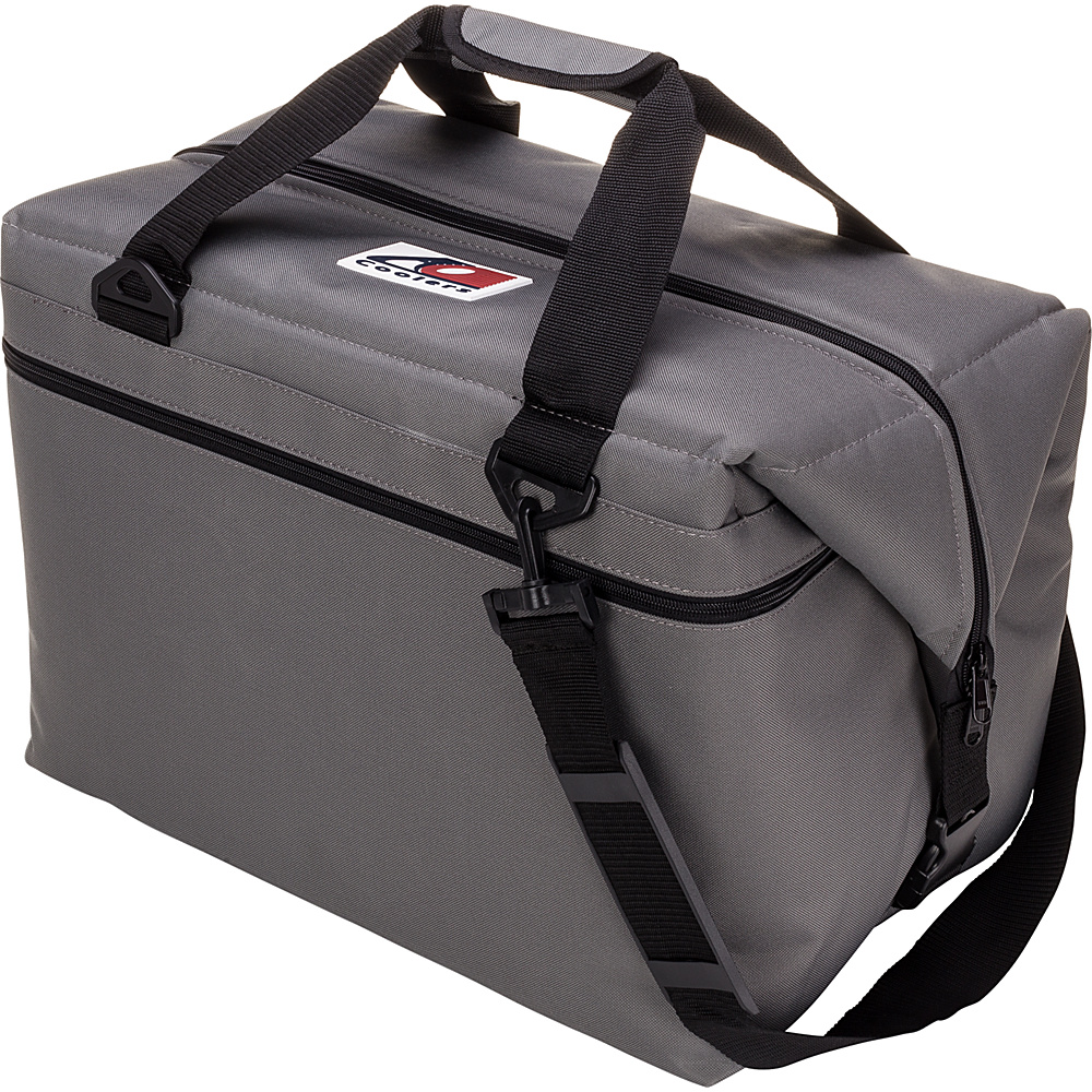 AO Coolers 48 Pack Canvas Soft Cooler Charcoal AO Coolers Outdoor Coolers