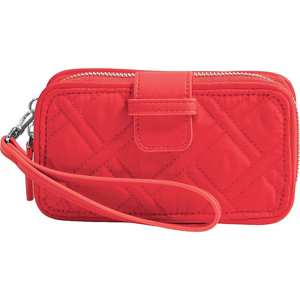 Vera Bradley RFID Smartphone Wristlet Solid Canyon Sunset Vera Bradley Fabric Handbags