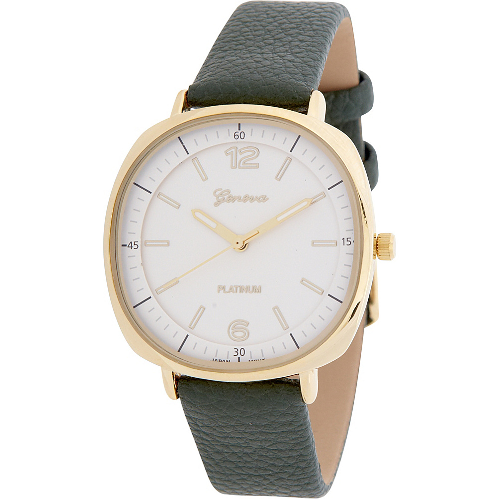 Samoe Womens Square Faced Watch Olive Samoe Watches