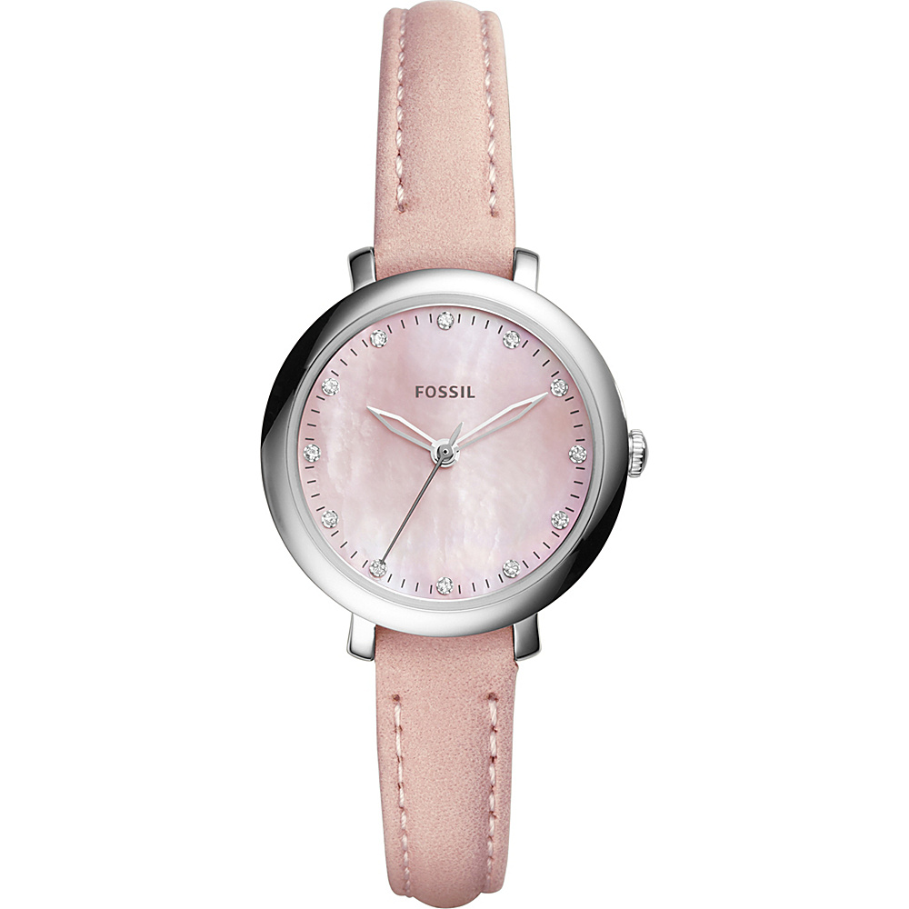 Fossil Jacqueline 3 Hand Watch Pink Fossil Watches