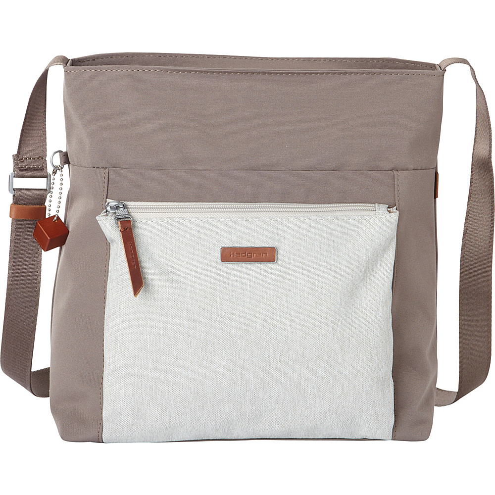 Hedgren Myth Crossbody Bag Taupe Hedgren Fabric Handbags