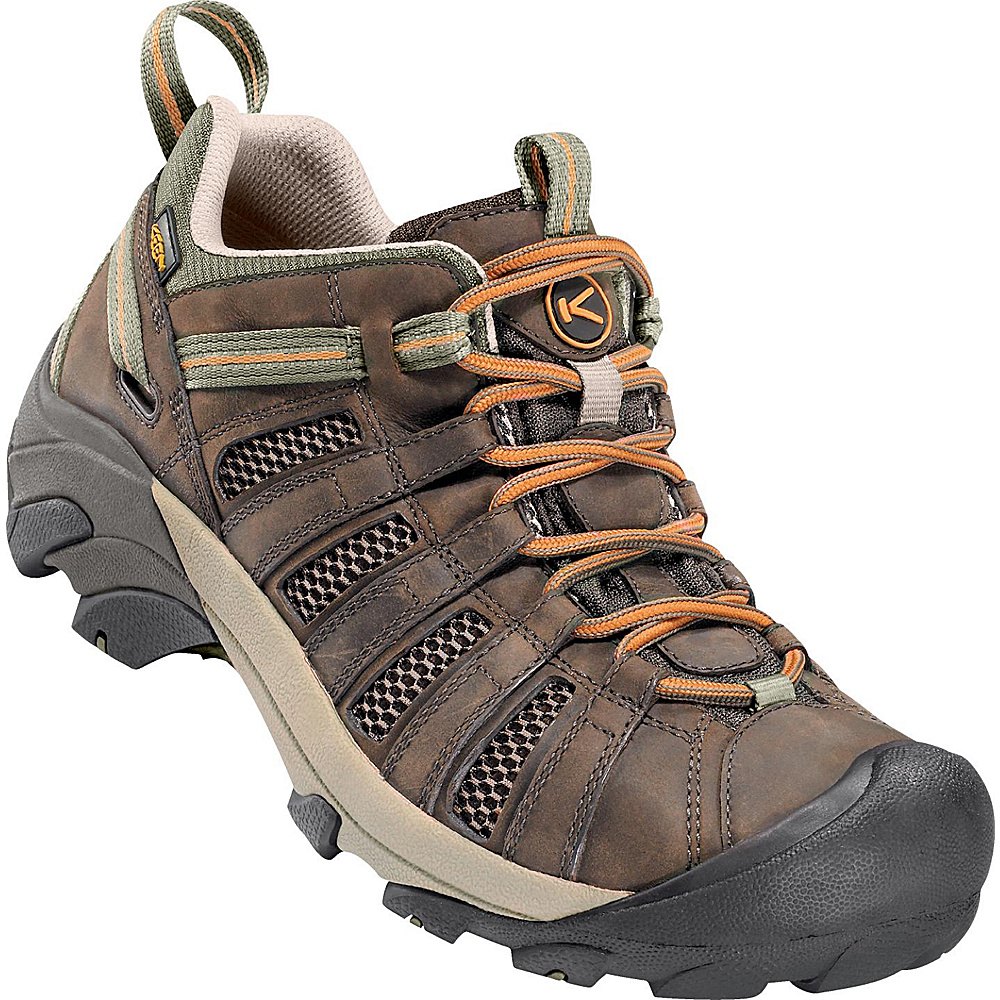 KEEN Mens Voyageur Hiking Shoe 8 Black Olive Inca Gold KEEN Men s Footwear