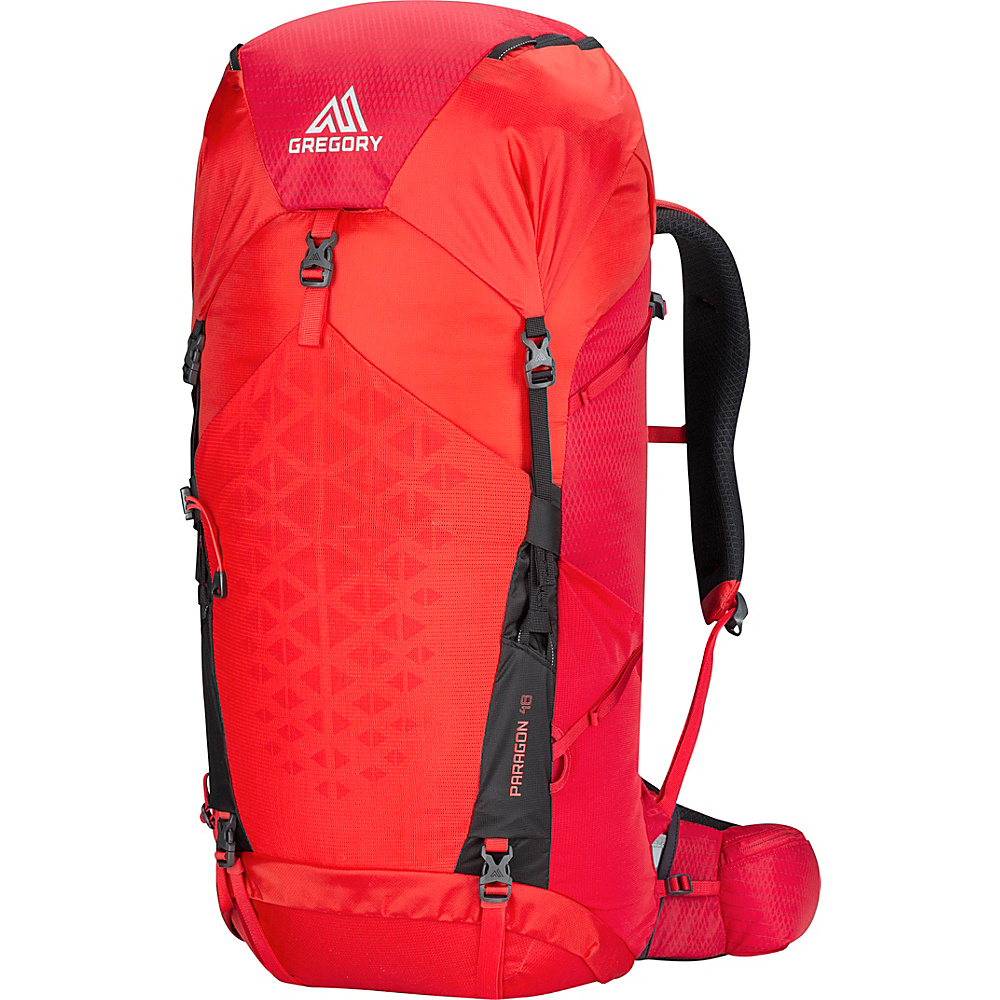 Gregory Paragon 48 Hiking Backpack Small Medium Citrus Red Gregory Backpacking Packs