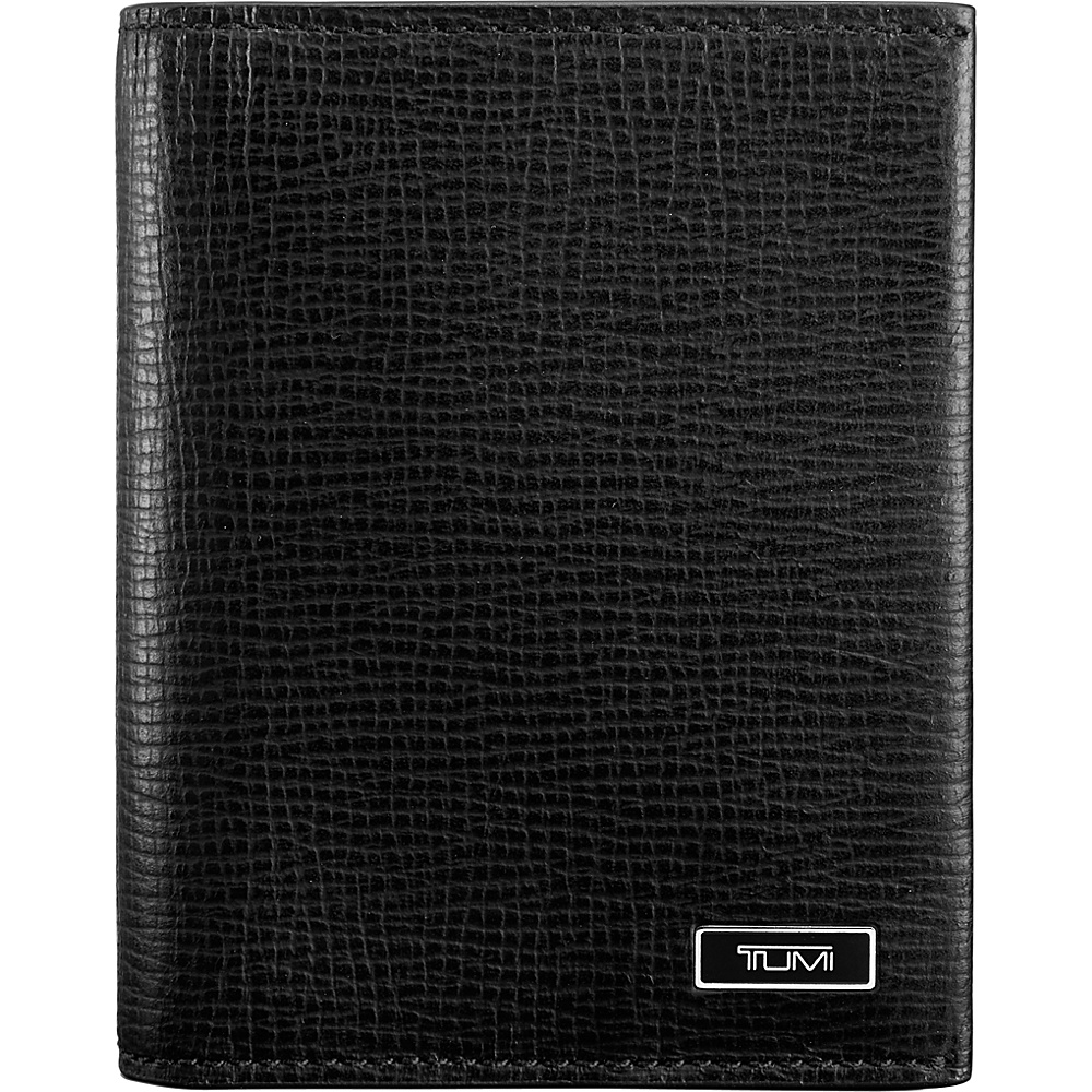 Tumi Monaco Gusseted Card Case with ID Black Tumi Men s Wallets