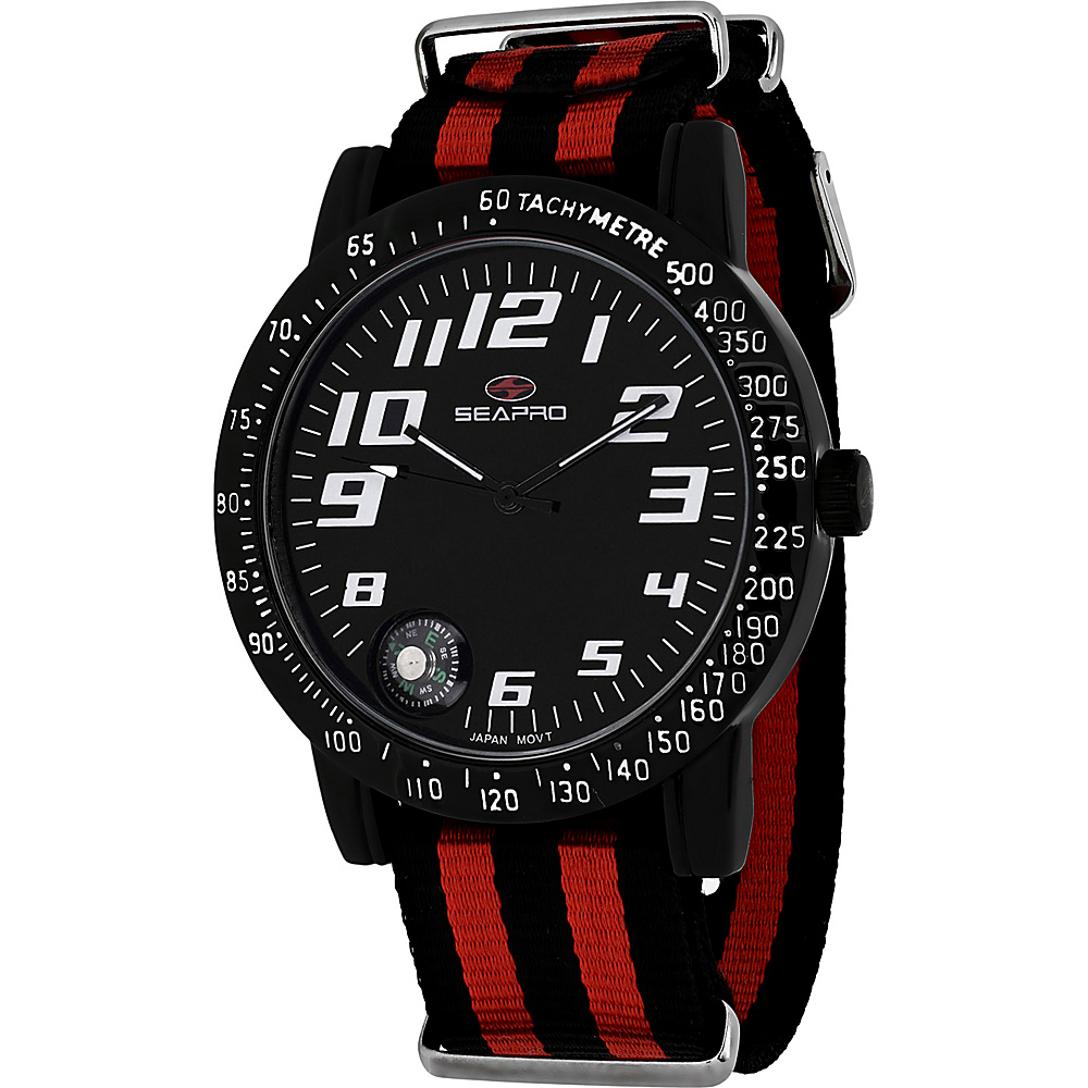 Seapro Watches Men s Raceway Watch Black Seapro Watches Watches