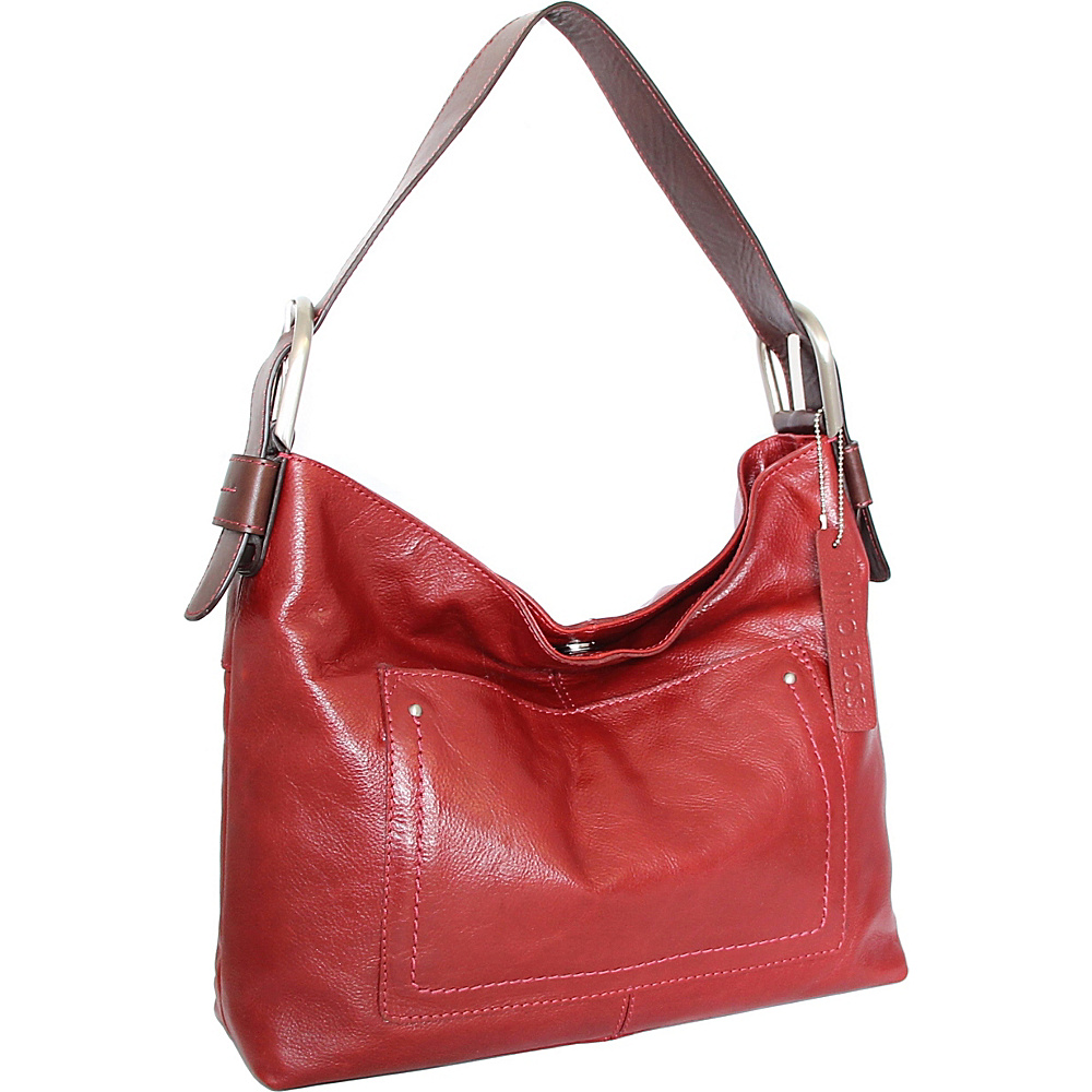 Nino Bossi Heidi Hobo Red - Nino Bossi Leather Handbags
