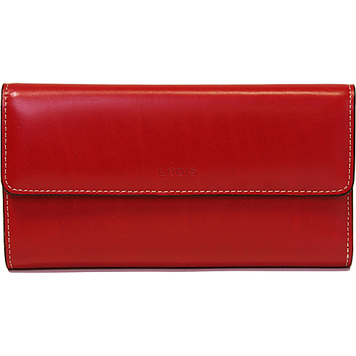 Lodis Audrey Checkbook Clutch Wallet - Red
