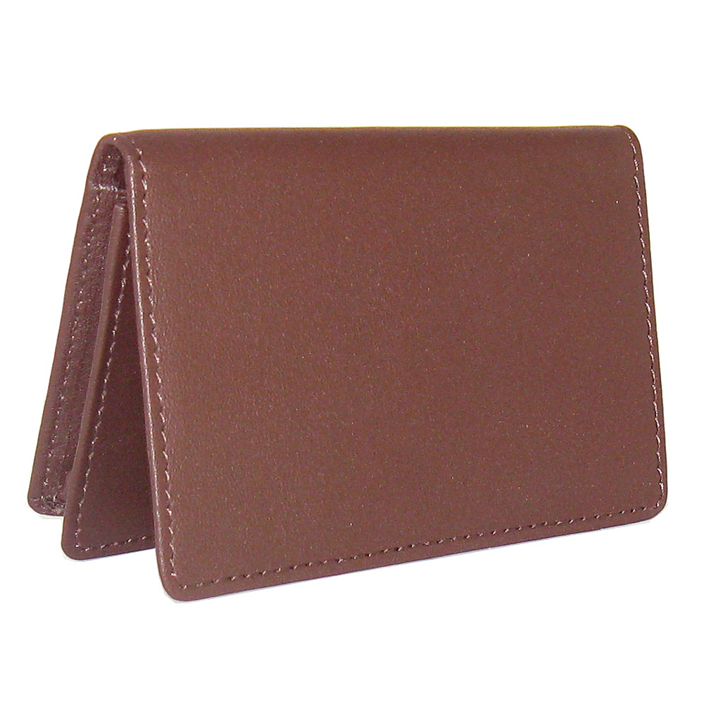 Royce Leather Business Card Holder Burgundy Royce Leather Business Accessories