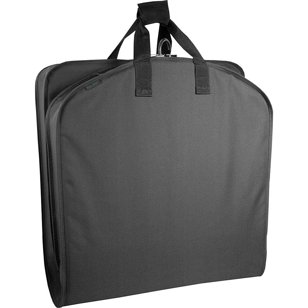 Wally Bags 42 Suit Bag w Exterior Pocket Black