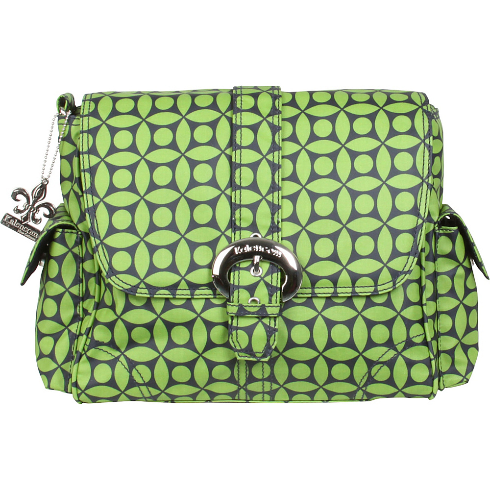 Kalencom Midi Coated Buckle Bag Green Clover Kalencom Diaper Bags Accessories