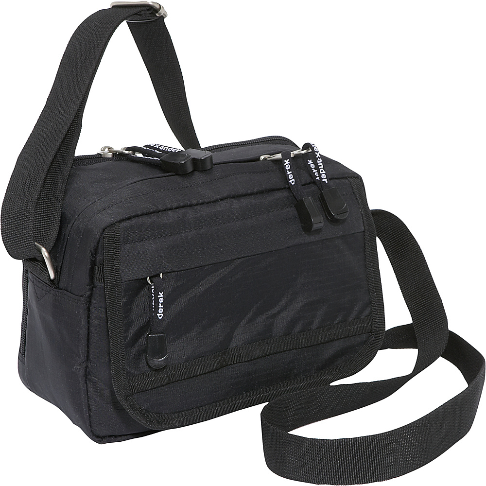 Derek Alexander Small Top Zip Shoulder Bag Black Derek Alexander Fabric Handbags