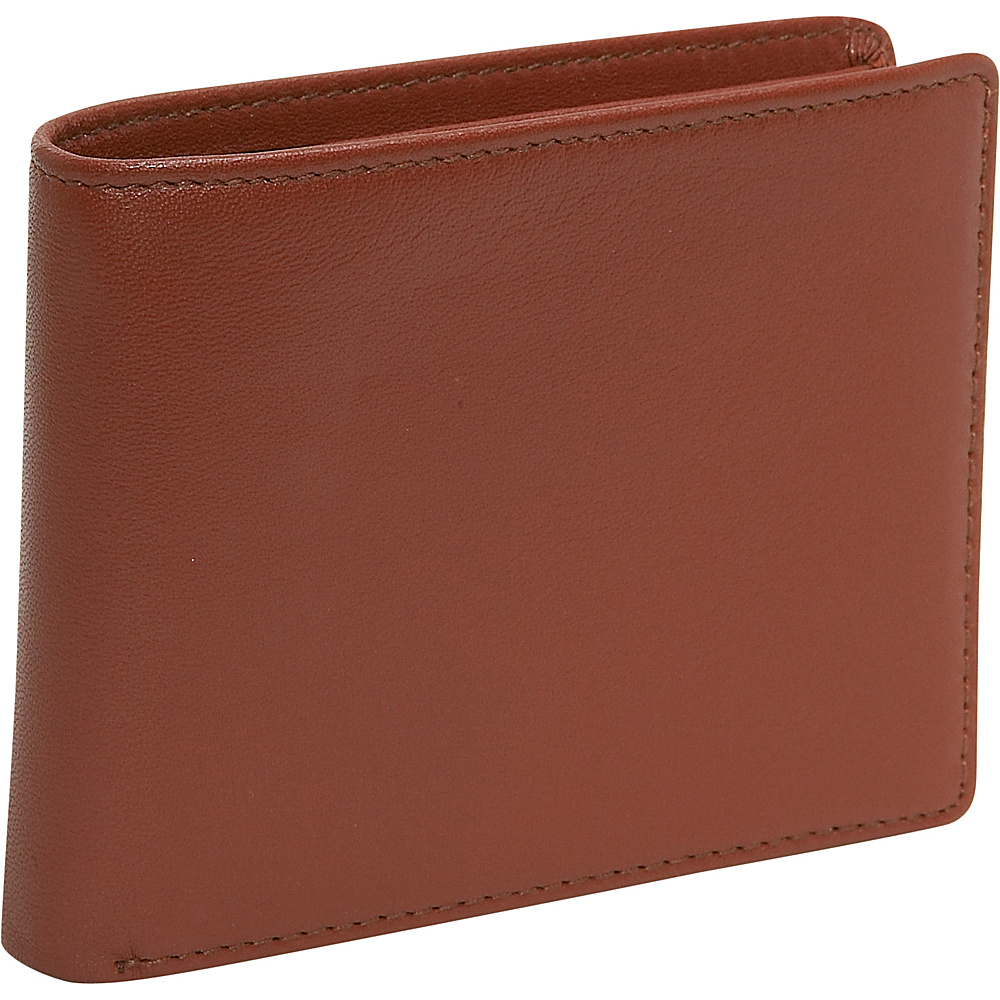 Budd Leather Cowhide Leather Slim Wallet Brown