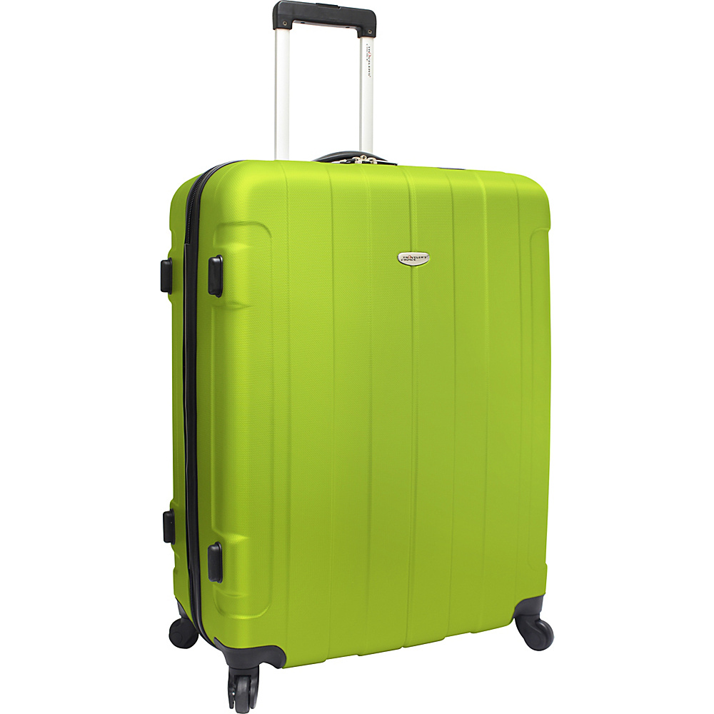 Traveler s Choice Rome 29 in. Hardshell Spinner Suitcase Green Traveler s Choice Hardside Checked