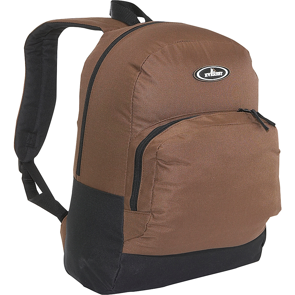 Everest Classic Backpack with Organizer Brown Black