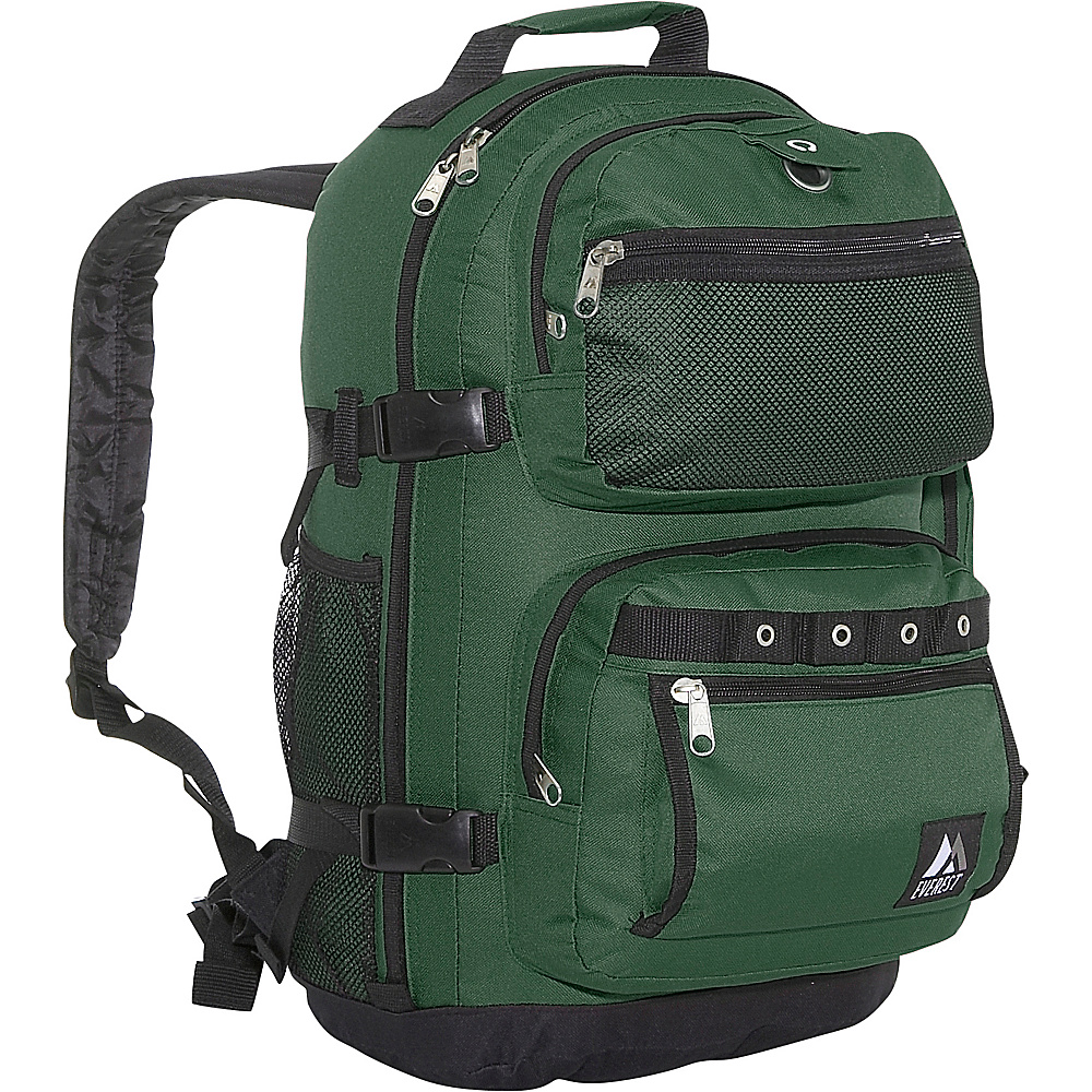 Everest Oversized Deluxe Backpack Green Black