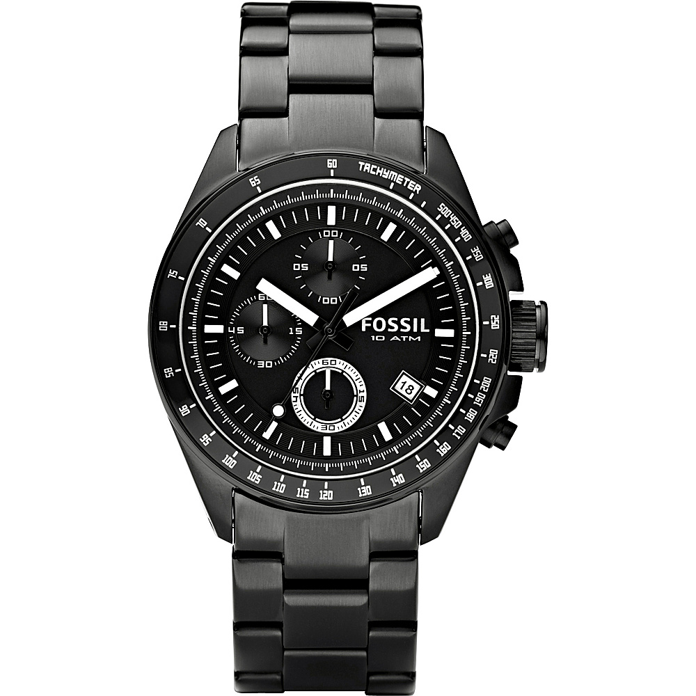 Fossil Fossil Men s Stainless Steel Chronograph Black