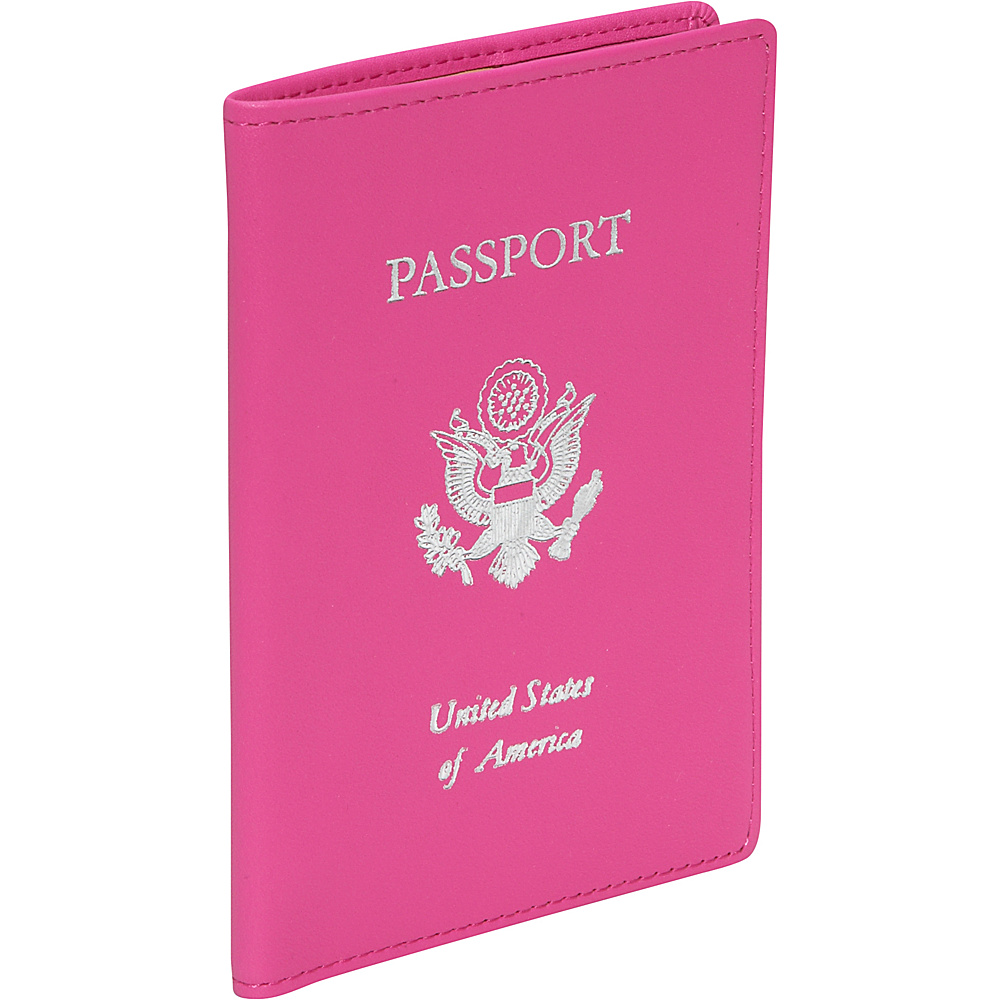 Royce Leather Foil Stamped RFID Blocking Passport