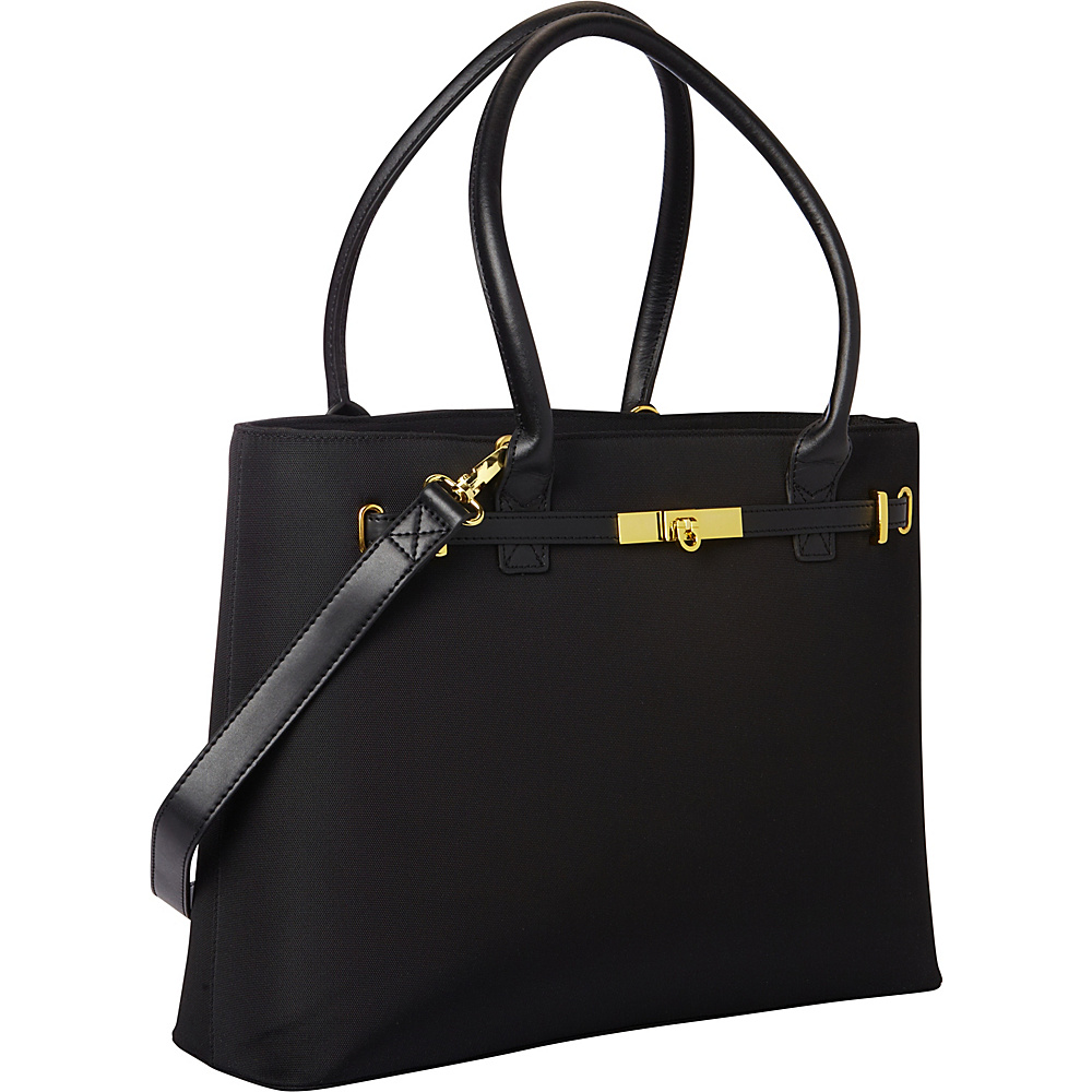 Women In Business Thoroughbred Laptop Tote Black