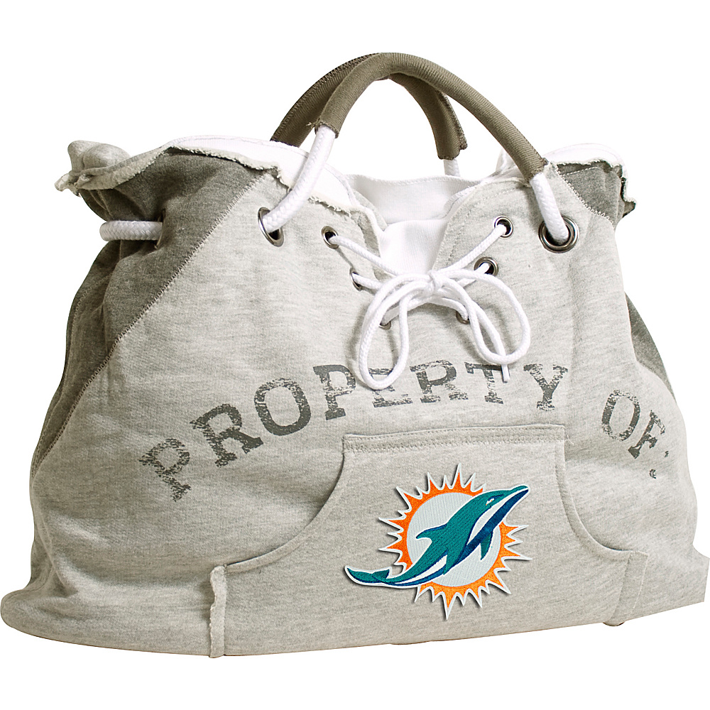 Littlearth Hoodie Tote NFL Teams Miami Dolphins Littlearth Fabric Handbags