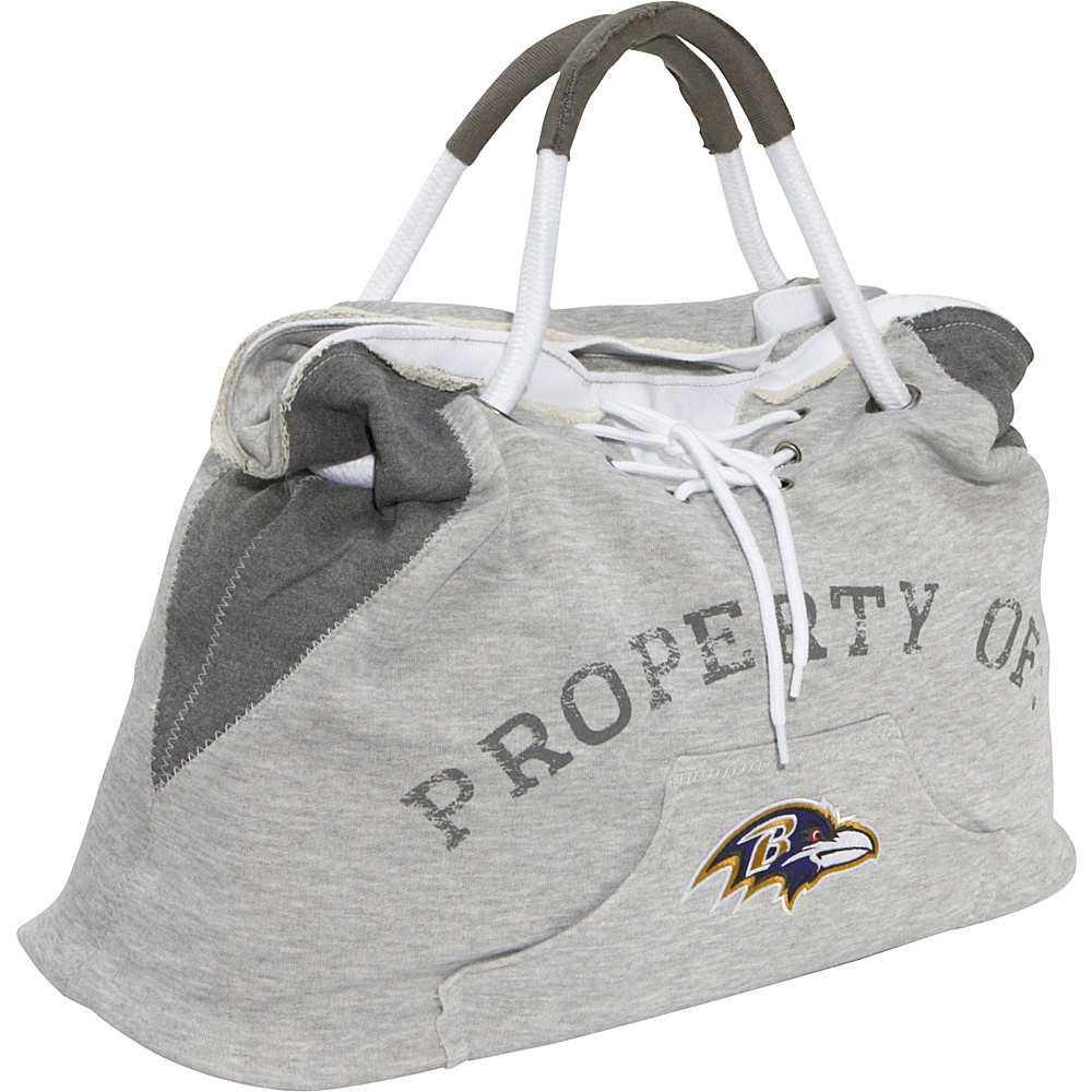 Littlearth Hoodie Tote NFL Teams Baltimore Ravens Littlearth Fabric Handbags