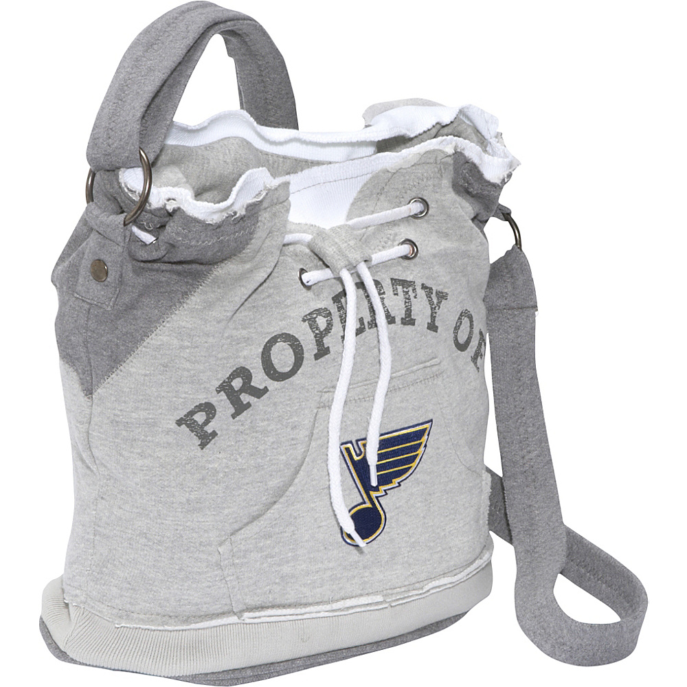 Littlearth NHL Hoodie Duffel Grey St. Louis Blues St. Louis Blues Littlearth Fabric Handbags
