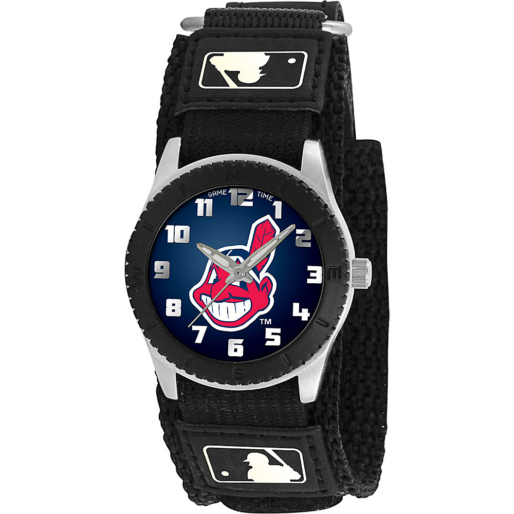 Game Time Rookie Black MLB Cleveland Indians Black Game Time Watches