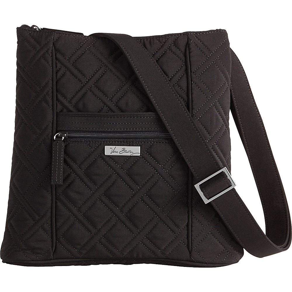 Vera Bradley Hipster Crossbody Solids Black Vera Bradley Fabric Handbags