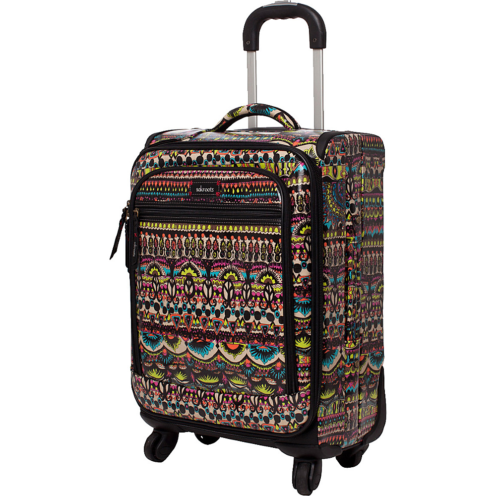 Sakroots Artist Circle Rolling Carry On Neon One World Sakroots Softside Carry On
