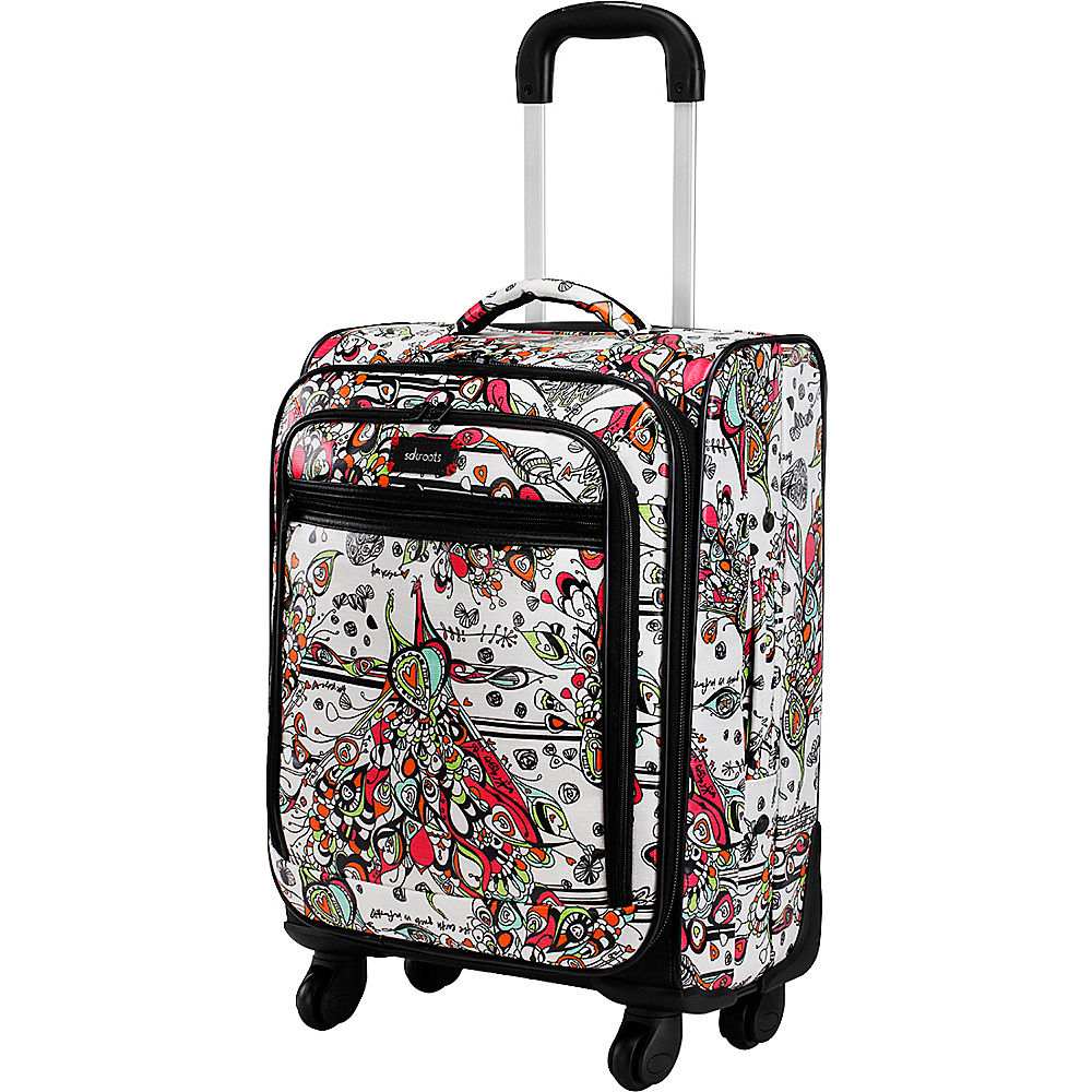 Sakroots Artist Circle Rolling Carry On Optic Songbird Sakroots Small Rolling Luggage