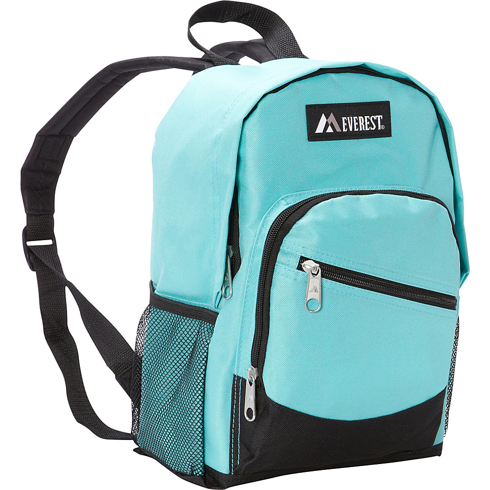 Everest Junior Slant Backpack Aqua Blue Black Everest Everyday Backpacks