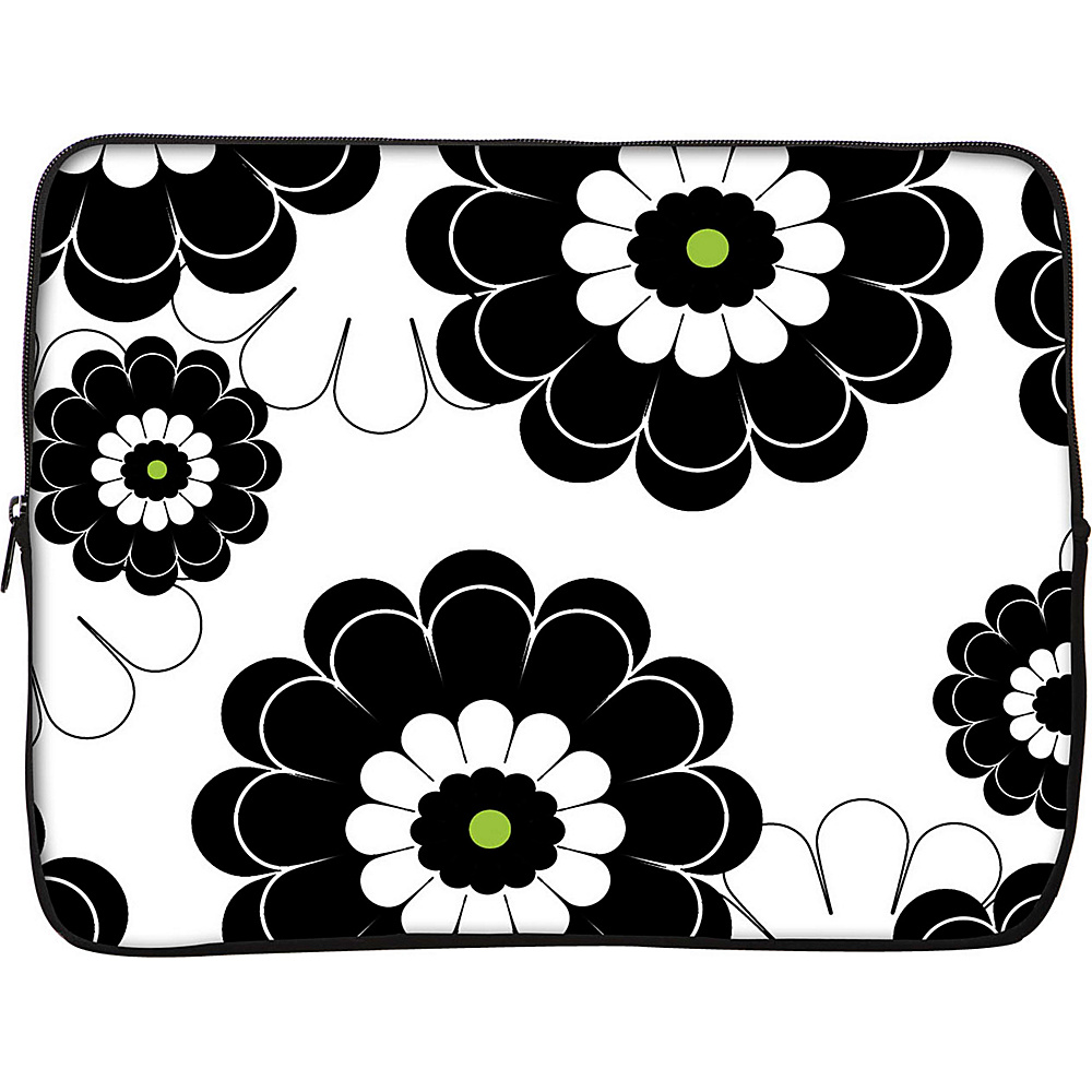 Designer Sleeves 13 Laptop Sleeve by Got Skins? Designer Sleeves Black Lime Floral Designer Sleeves Electronic Cases