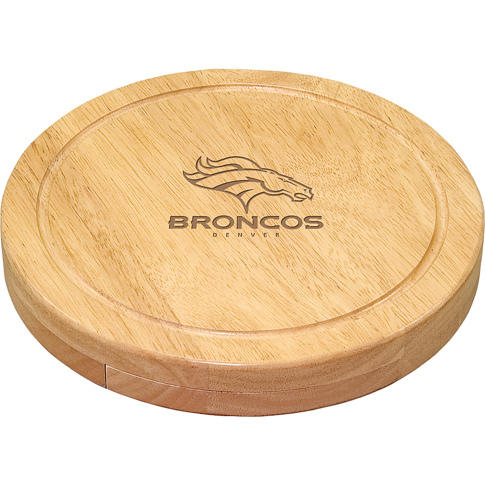 Picnic Time Denver Broncos Cheese Board Set Denver Broncos Picnic Time Outdoor Accessories