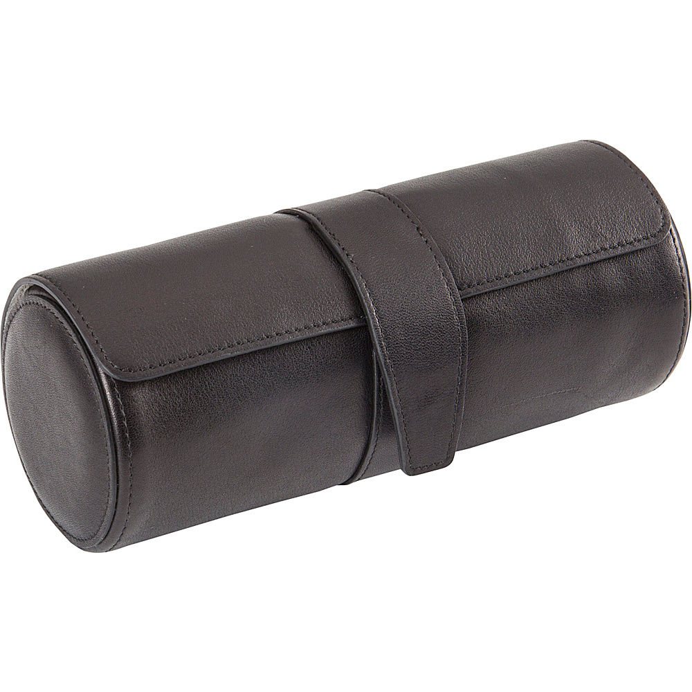 Royce Leather Deluxe Watch Roll Black Royce Leather Business Accessories