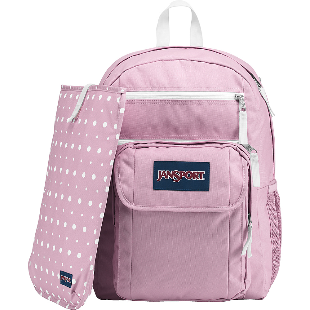 JanSport Digital Student Laptop Backpack Multi Grey Floral Haze JanSport Business Laptop Backpacks