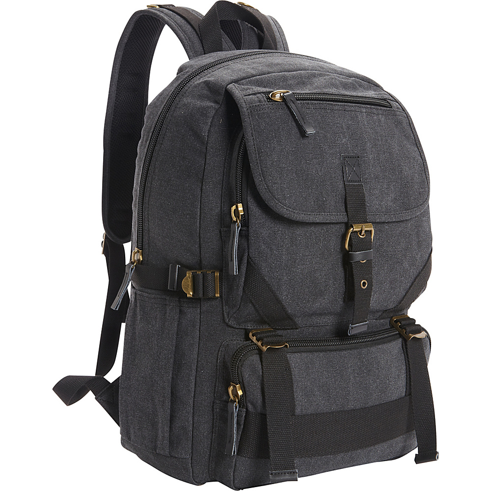 Vagabond Traveler Sport Canvas Backpack Grey Vagabond Traveler Everyday Backpacks