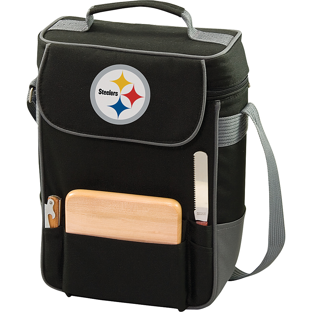 Picnic Time Pittsburgh Steelers Duet Wine Cheese Tote Pittsburgh Steelers Picnic Time Travel Coolers