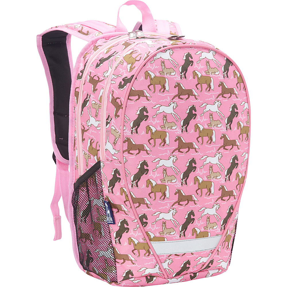 Wildkin Horses in Pink Comfortpak Backpack Horses in Pink Wildkin Everyday Backpacks